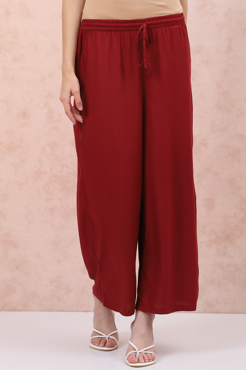 White Viscose Palazzo image number 0