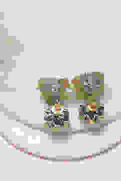 Green Brass Jhumka image number 2