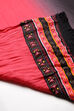 Black And Red Cotton Dupatta image number 1
