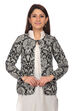 Black Straight Poly Cotton Jacket image number 0