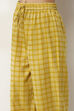Lime Green Cotton Printed A-line Co-ord Set image number 2