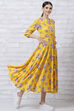 Yellow LIVA Floral Dress image number 3