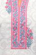 White Cotton Flared Kurta image number 4