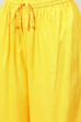 Yellow LIVA Straight Suit Set