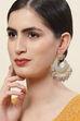 Grey Brass Earrings image number 3