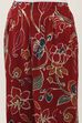 Red Rayon Viscose Rayon Kurta Pants Set image number 2