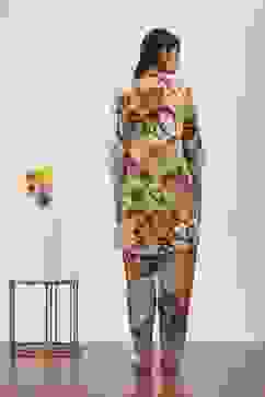 White Cotton Kurta Pants Set image number 4