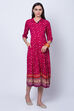 Pink Kalidar Viscose Dress image number 2