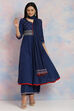 Indigo Cotton Voile Dupatta image number 2