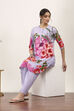 Purple Rayon Viscose Rayon Kurta Pants Set image number 0