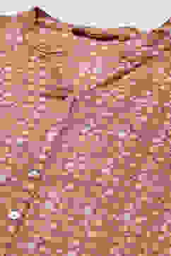 Rust LIVA Straight Printed Kurta image number 1