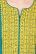 Green Straight Poly Cotton Kurta image number 5