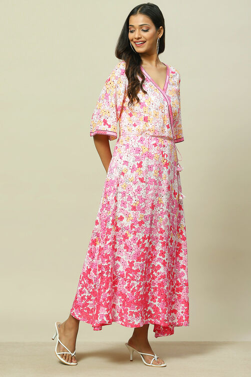 Pink LIVA Straight Dress image number 3