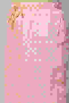 Pink Rayon Straight Suit Set image number 2