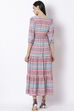 Blue Viscose Dress image number 4
