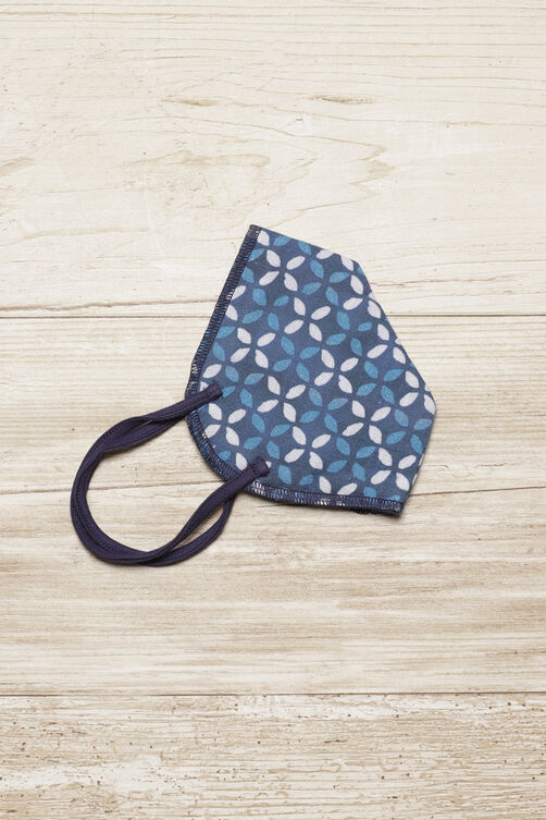 Indigo Cotton Mask image number 2