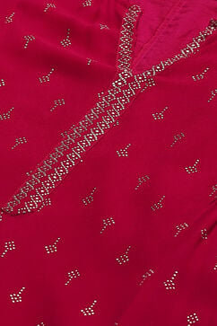 Pink Art Silk Kurta Dress image number 1
