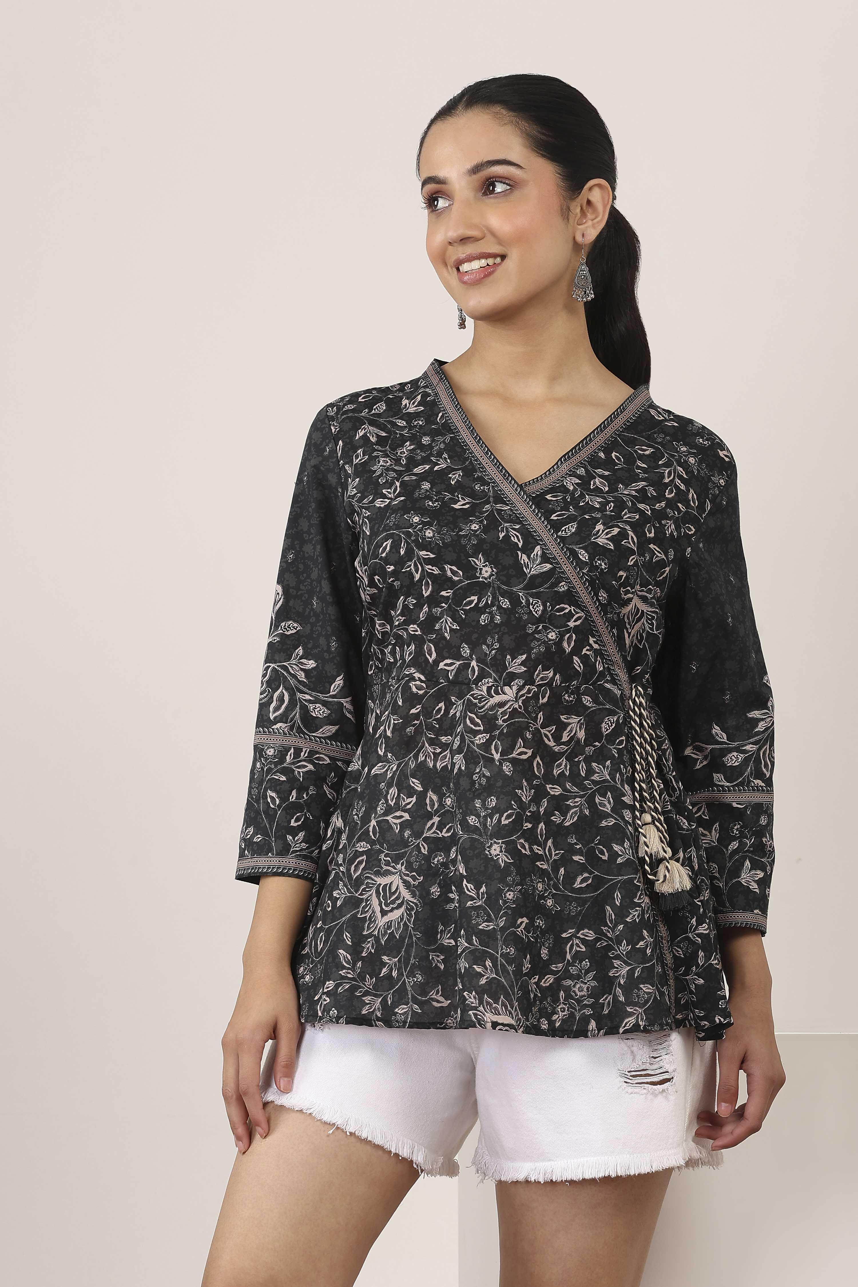 Black Cotton Top image number 5