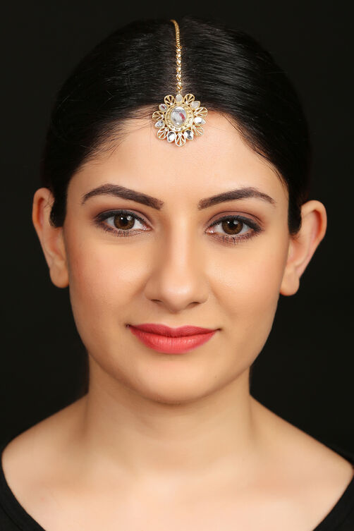 Golden Mangtika Kundan Style image number 0