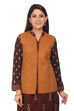 Mustard Straight Cotton Jacket image number 4