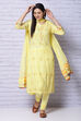 Yellow Polyester Chiffon Dupatta image number 2