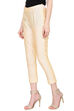 Off White Polyester Slim Pants image number 1