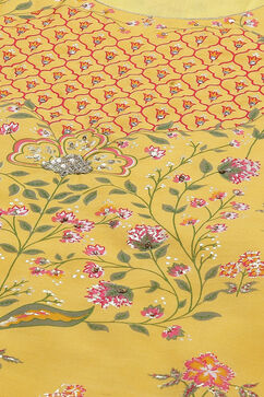 Yellow Art Silk Sharara Suit Set image number 1