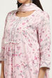Pink Cotton Straight Set image number 1