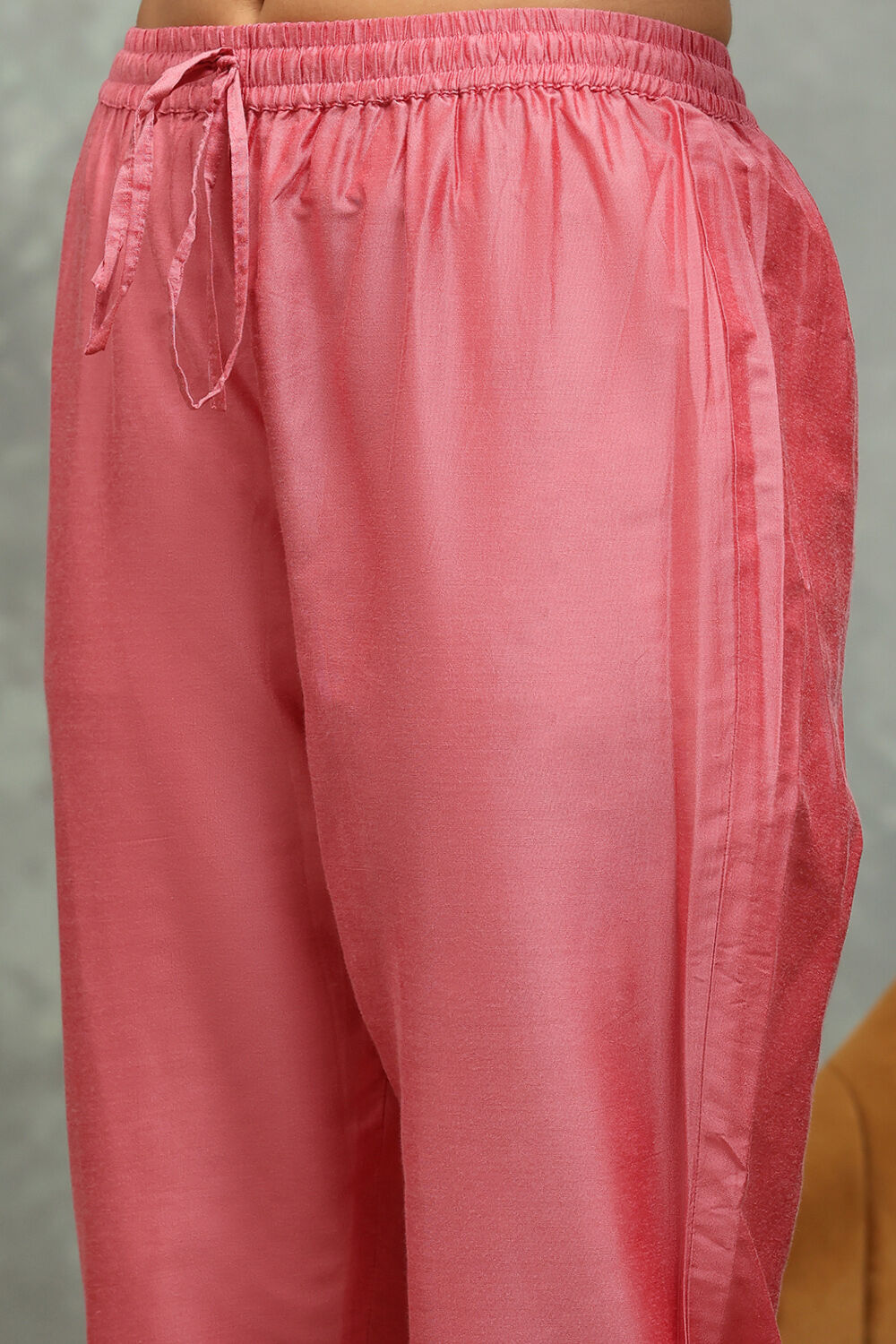 Blue Viscose Blend Embroidered Kalidar Suit Set image number 2