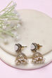White Brass Jhumka image number 0