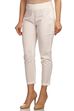 White Cotton Fusion Pants image number 2