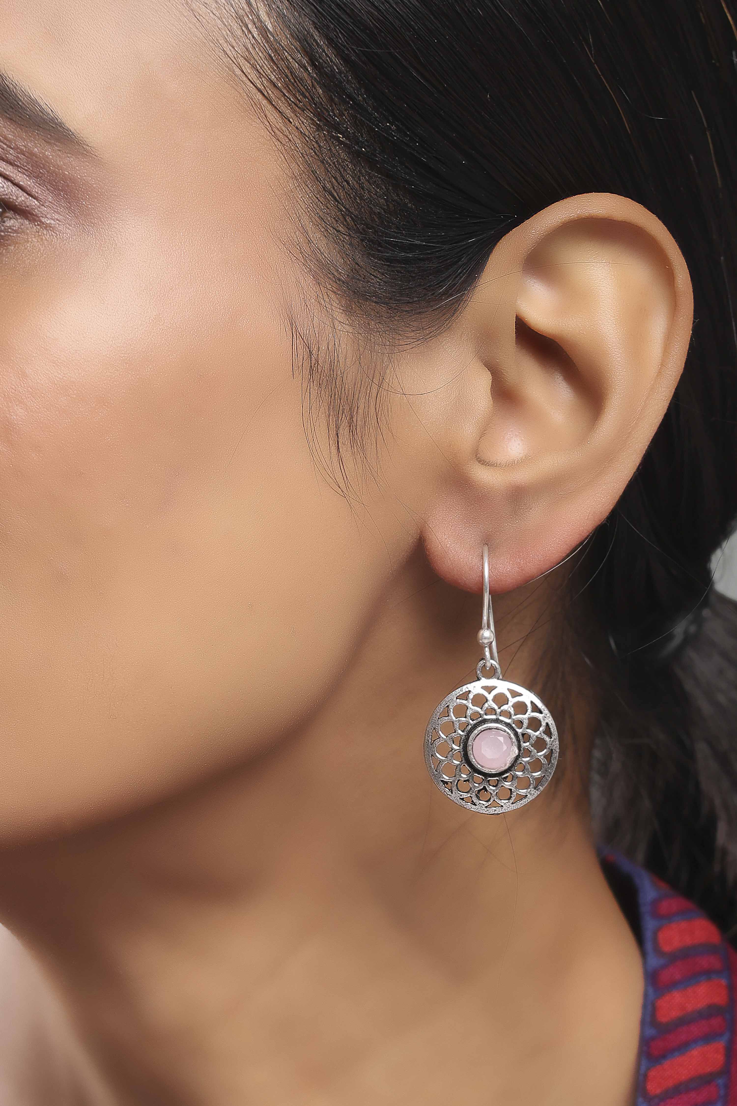 Light Pink Brass Drop & Danglers image number 1