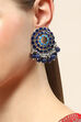 Blue Brass Earrings image number 3
