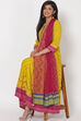 Pink Art Silk Dupatta image number 2