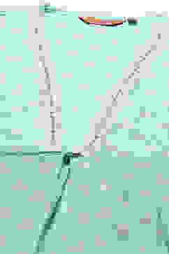 Blue Viscose Shantoon Printed A-line Dress image number 1