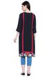 Black Rayon Straight Kurta image number 4