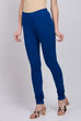Blue Cotton Churidar image number 3