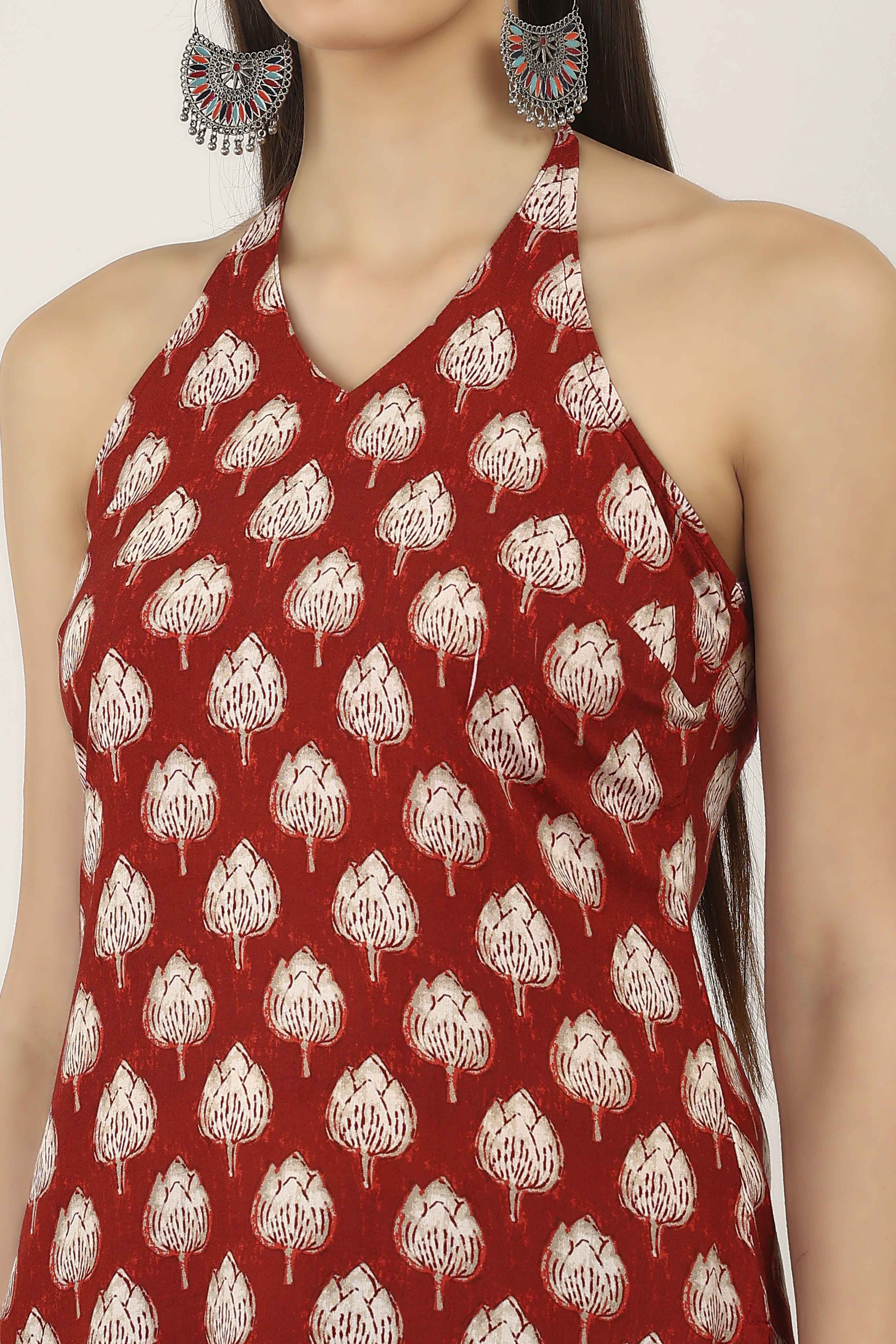 Red Rayon Straight Kurtas image number 1