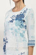 Off-White and Green Cotton Straight Kurta image number 1
