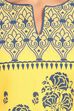 Yellow Asymmetric Cotton Kurta image number 4