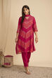Brown Viscose Rayon Straight Printed  image number 0