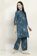 Blue Viscose Straight SET image number 5