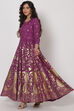 Purple Polysterkalidar Dress image number 3