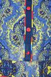 Indigo Kalidar Polyester Kurta image number 1