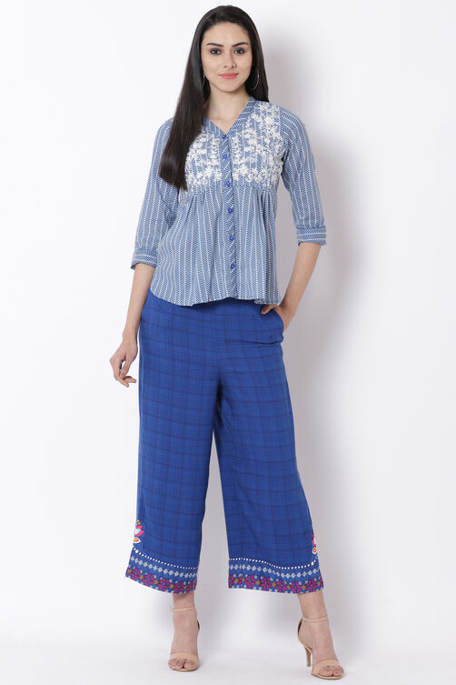 Blue Cotton Indie Top image number 2