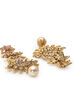 Pink Metal Brass Earring image number 2