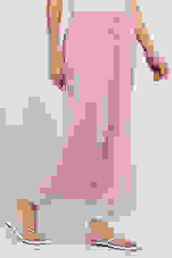 Lavender Solid Straight Palazzos image number 3