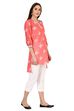 Pink Straight Rayon Kurta image number 3