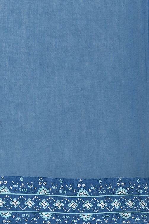 Indigo Cotton Dupatta image number 1