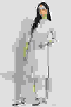 Green Printed Straight Kurta image number 0